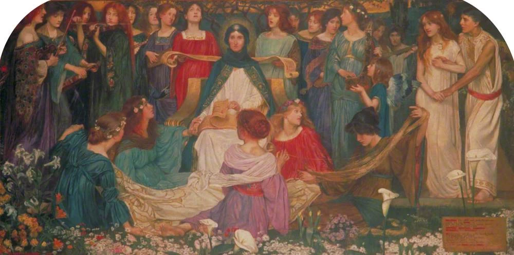 La benedetta Damozel - Galleria d'arte della Guildhall